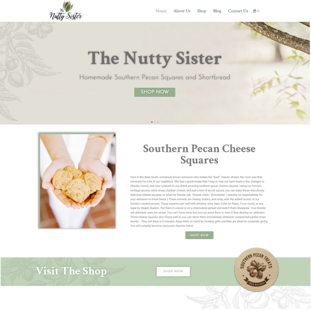 The Nutty Sister Website