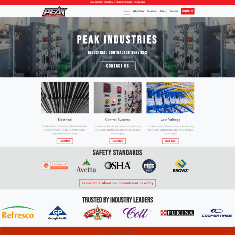 Electrical Contractor Website